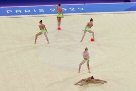 Франция - XXXIII Летни олимпийски игри - художествена гимнастика - ансамбъл