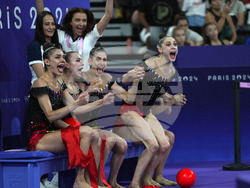 APTOPIX Paris Olympics Rhythmic Gymnastics