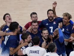 APTOPIX Paris Olympics Volleyball