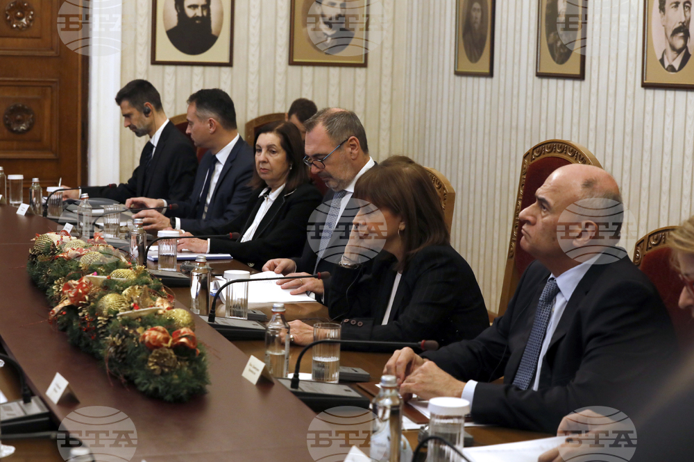 Румен Радев - Катерина Сакеларопулу - пленарни разговори