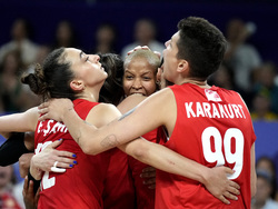 APTOPIX Paris Olympics Volleyball