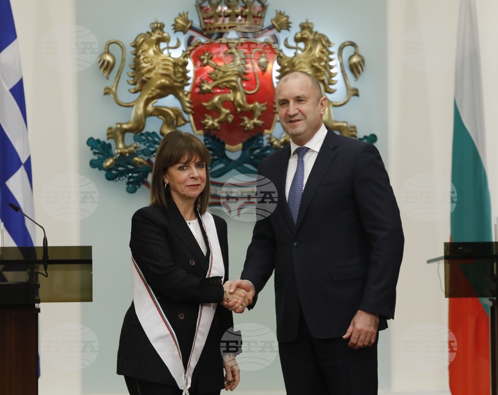 Румен Радев - Катерина Сакеларопулу - орден „Стара планина“