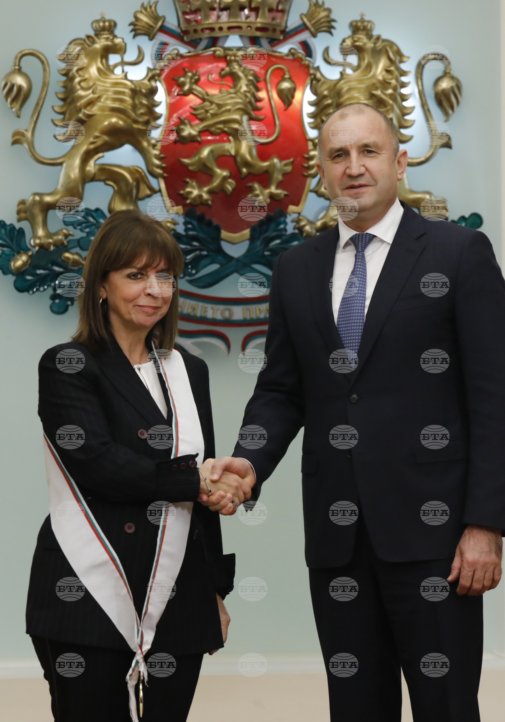 Румен Радев - Катерина Сакеларопулу - орден „Стара планина“