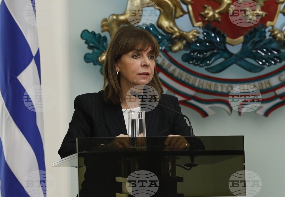 Румен Радев - Катерина Сакеларопулу - пресконференция