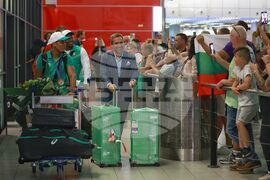 Летище София - олимпийци - посрещане