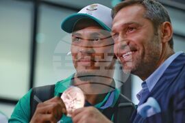 Летище София - олимпийци - посрещане