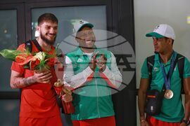 Летище София - олимпийци - посрещане