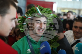 Летище София - олимпийци - посрещане