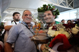 Летище София - олимпийци - посрещане