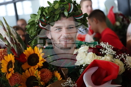 Летище София - олимпийци - посрещане