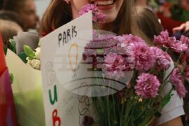 Летище София - олимпийци - посрещане