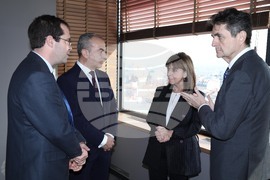 Гълъб Донев - Катерина Сакеларопулу - среща