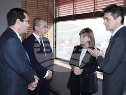 Гълъб Донев - Катерина Сакеларопулу - среща