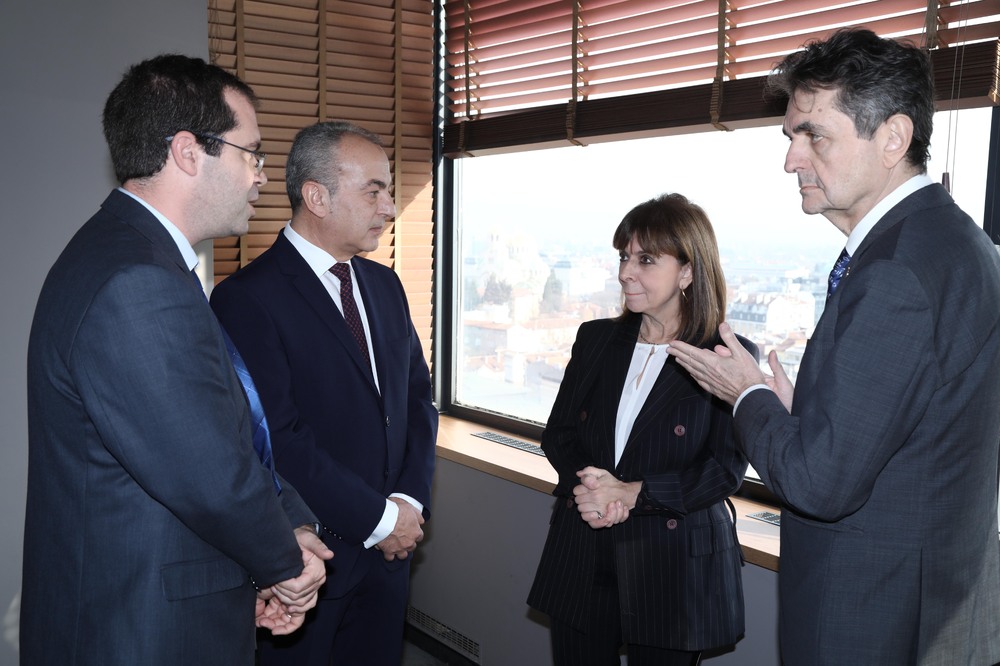 Гълъб Донев - Катерина Сакеларопулу - среща