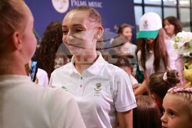 Летище София - олимпийци - посрещане