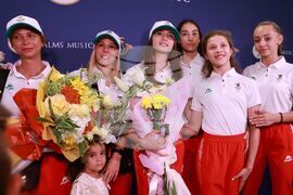 Летище София - олимпийци - посрещане