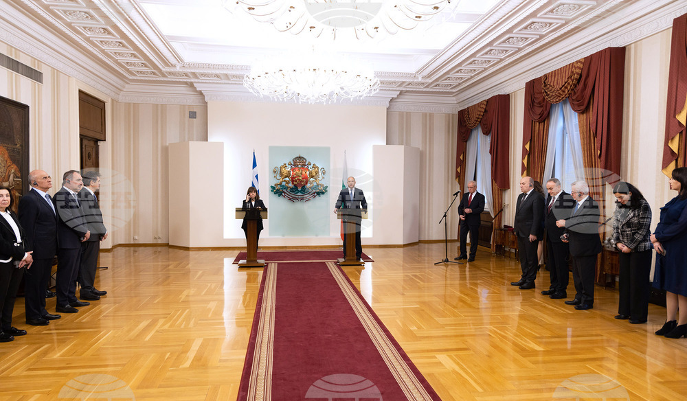 Президентите Румен Радев и Катерина Сакеларопулу: Стратегическото партньорство между България и Гърция е фактор за стабилност и пример за Югоизточна Европа