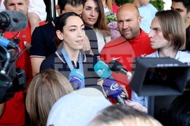 Летище София - Кимия Ализаде - посрещане