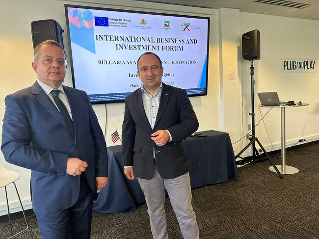 Sofia, Plovdiv Deputy Mayors Discuss in US Bulgaria's Advantages, Potential as Investment Destination