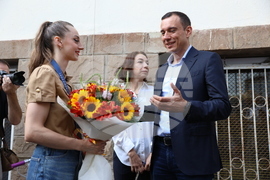 Боряна Калейн - посрещане