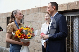 Боряна Калейн - посрещане