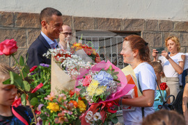 Боряна Калейн - посрещане