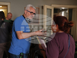 Пламена Гетова и Ириней Константинов участват в новия български филм „Денят, в който тя ще се роди“. Снимка: Олег Попов