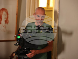 Пламена Гетова и Ириней Константинов участват в новия български филм „Денят, в който тя ще се роди“. Снимка: Олег Попов