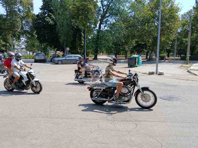 Видин - мотосъбор - почетна обиколка