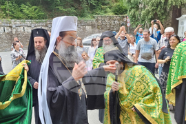 Рилски манастир - Патриарх Даниил - посещение