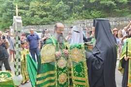 Рилски манастир - Патриарх Даниил - посещение