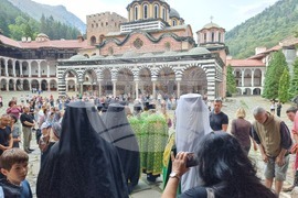 Рилски манастир - Патриарх Даниил - посещение