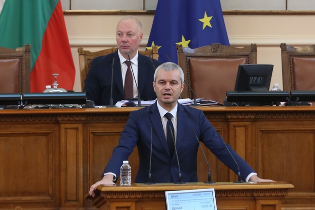 Vazrazhdane Leader Kostadinov: We Have Serious Insurmountable Differences
