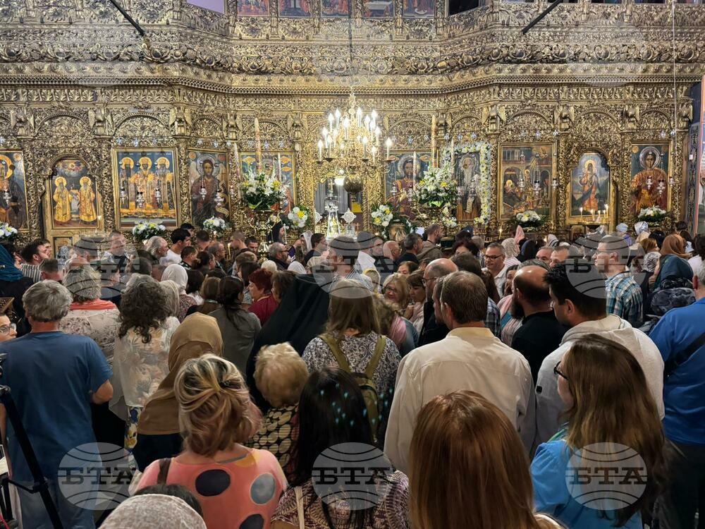 Рилски манастир - всенощно бдение - Св. Иван Рилски