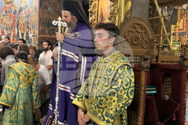 Рилски манастир - всенощно бдение - Св. Иван Рилски