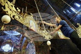 Рилски манастир - Успението на св. Иван Рилски