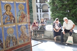 Рилски манастир - Успението на св. Иван Рилски