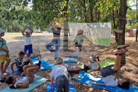 Разград - деца - йога