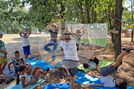 Разград - деца - йога