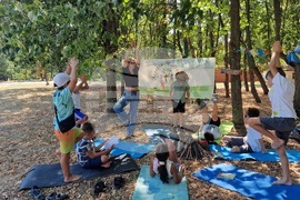 Разград - деца - йога