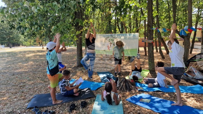  Разград - деца - йога