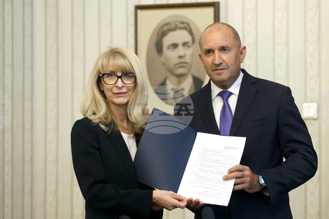 Румен Радев - Горица Грънчарова-Кожарева - среща