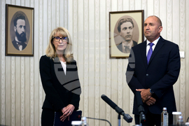 Румен Радев - Горица Грънчарова-Кожарева - среща