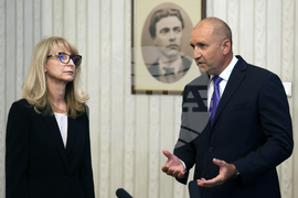 Румен Радев - Горица Грънчарова-Кожарева - среща