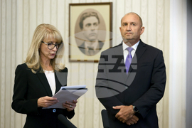 Румен Радев - Горица Грънчарова-Кожарева - среща