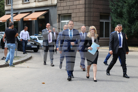 Калин Стоянов - Горица Грънчарова-Кожарева - брифинг