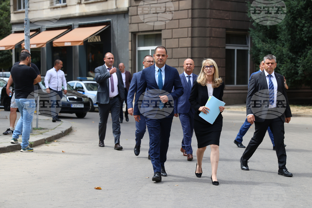 Калин Стоянов - Горица Грънчарова-Кожарева - брифинг