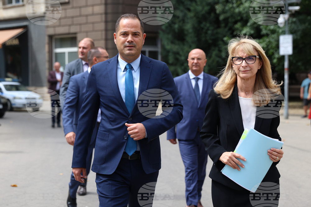 Калин Стоянов - Горица Грънчарова-Кожарева - брифинг