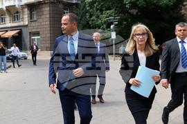 Калин Стоянов - Горица Грънчарова-Кожарева - брифинг