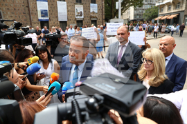 Калин Стоянов - Горица Грънчарова-Кожарева - брифинг